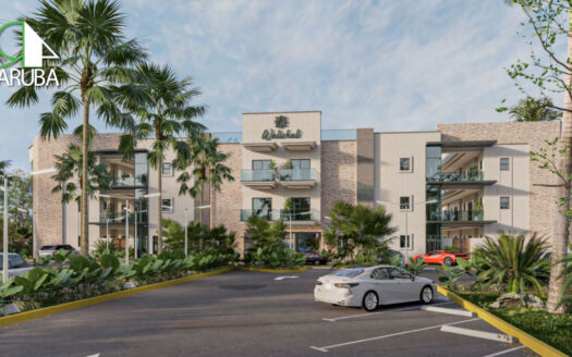 Render image of Luxurious Walishali Condominium's Aruba front view